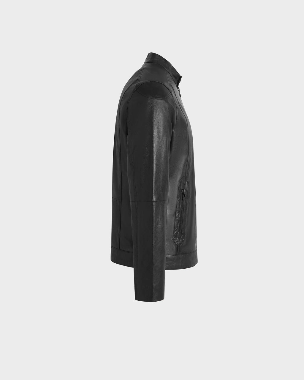 ADEN MEN'S LEATHER BIKER JACKET