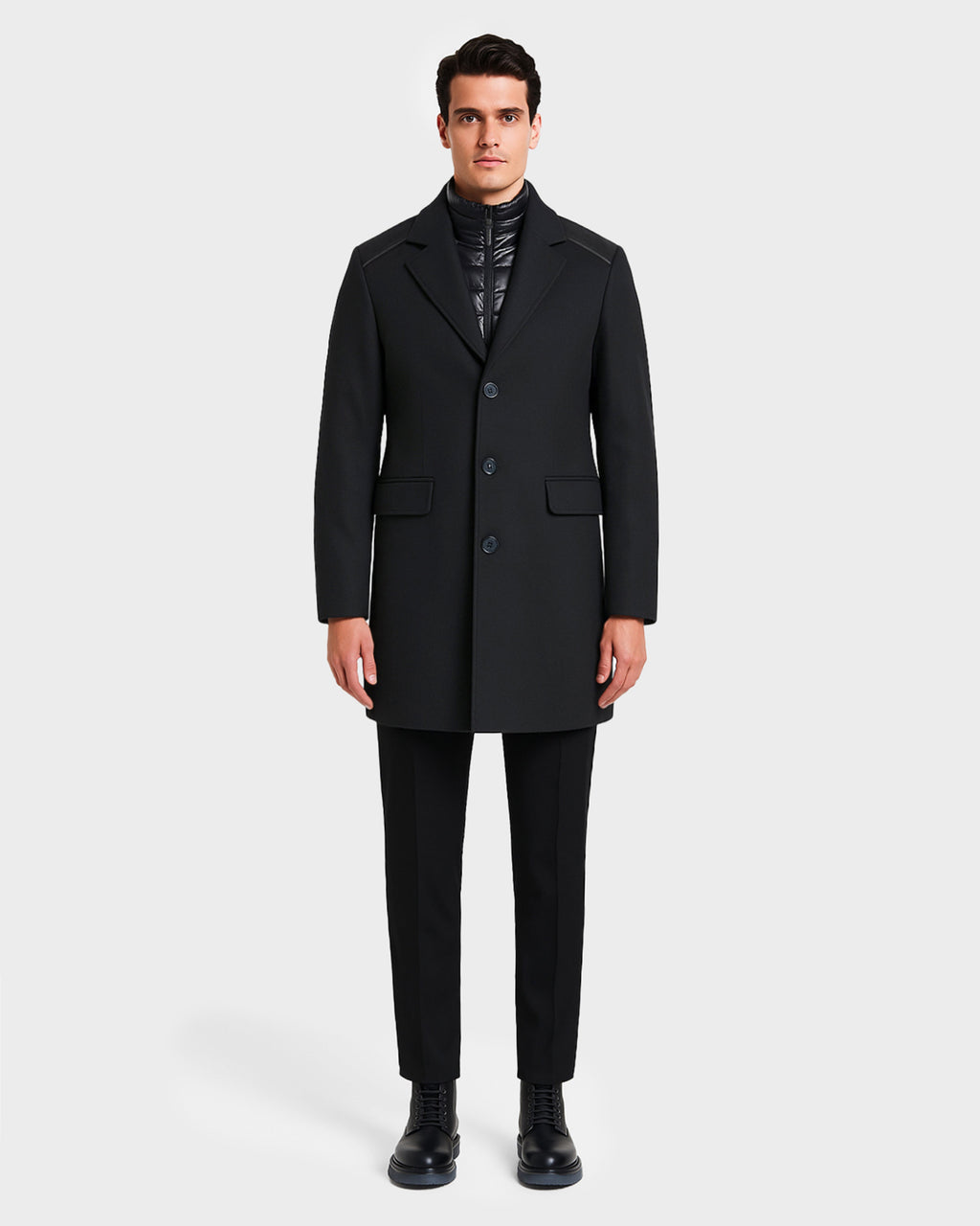 ALEXANDRE MEN'S WOOL BLEND COAT