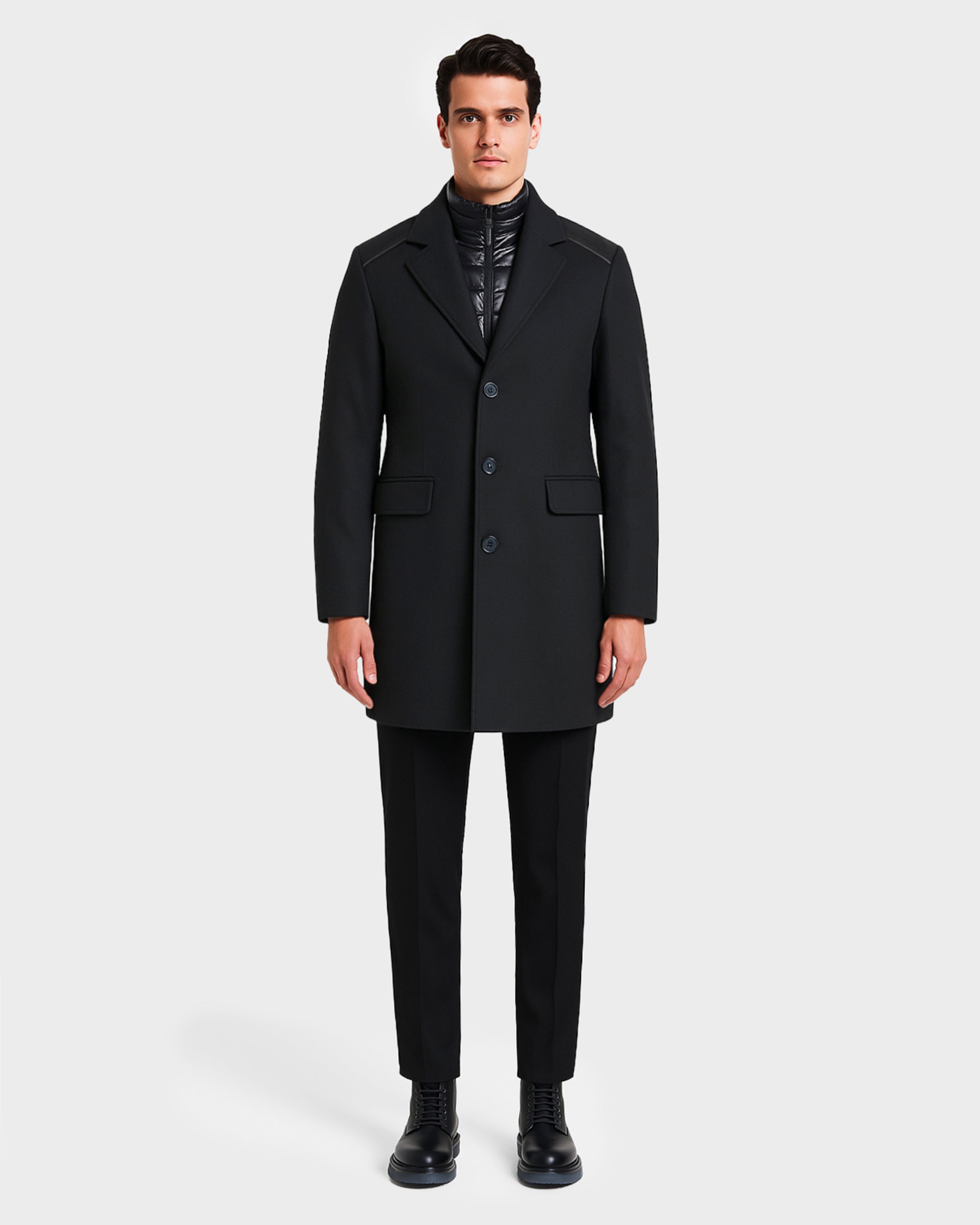 ALEXANDRE MEN'S WOOL BLEND COAT