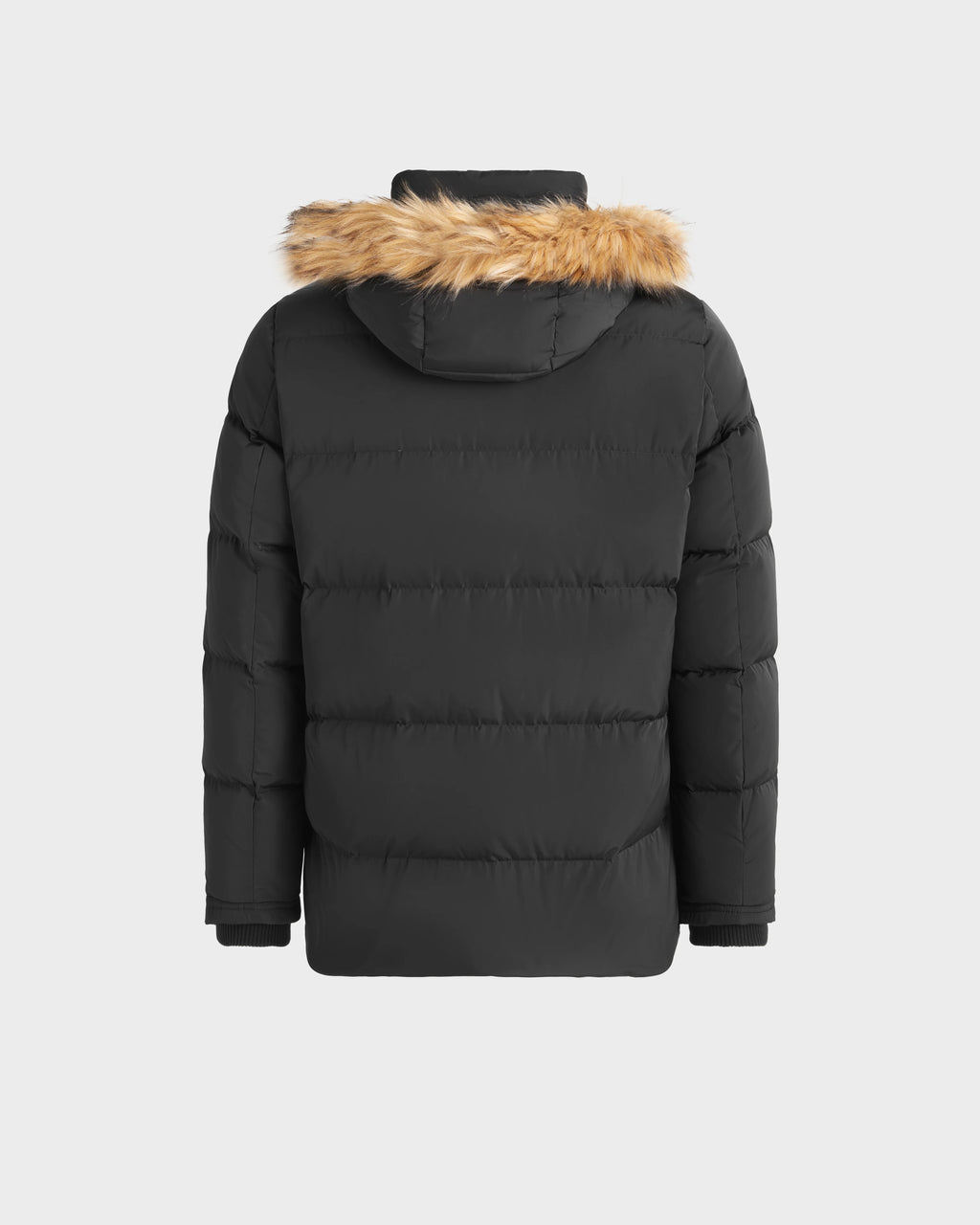 CABE MEN'S DOWN PARKA WITH FAUX FUR