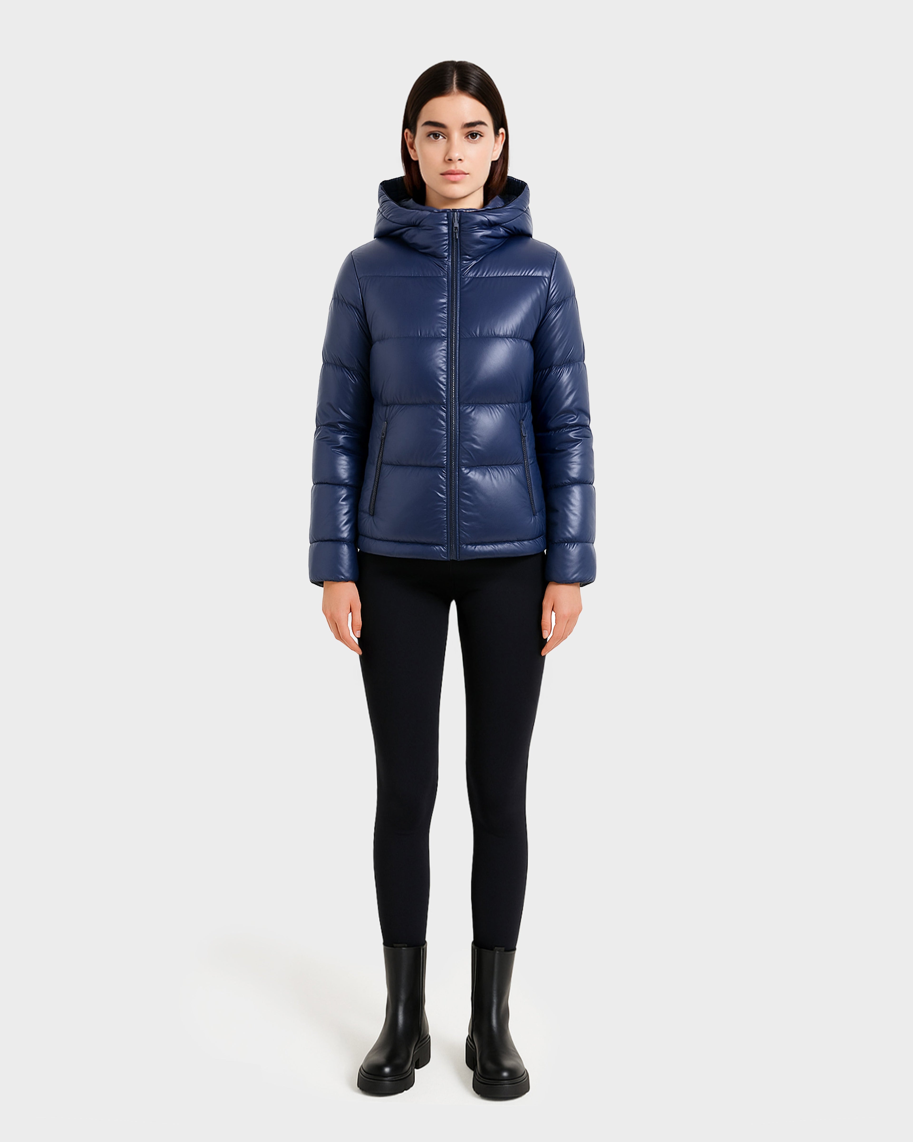 CHANIE WOMEN'S REVERSIBLE DOWN PUFFER