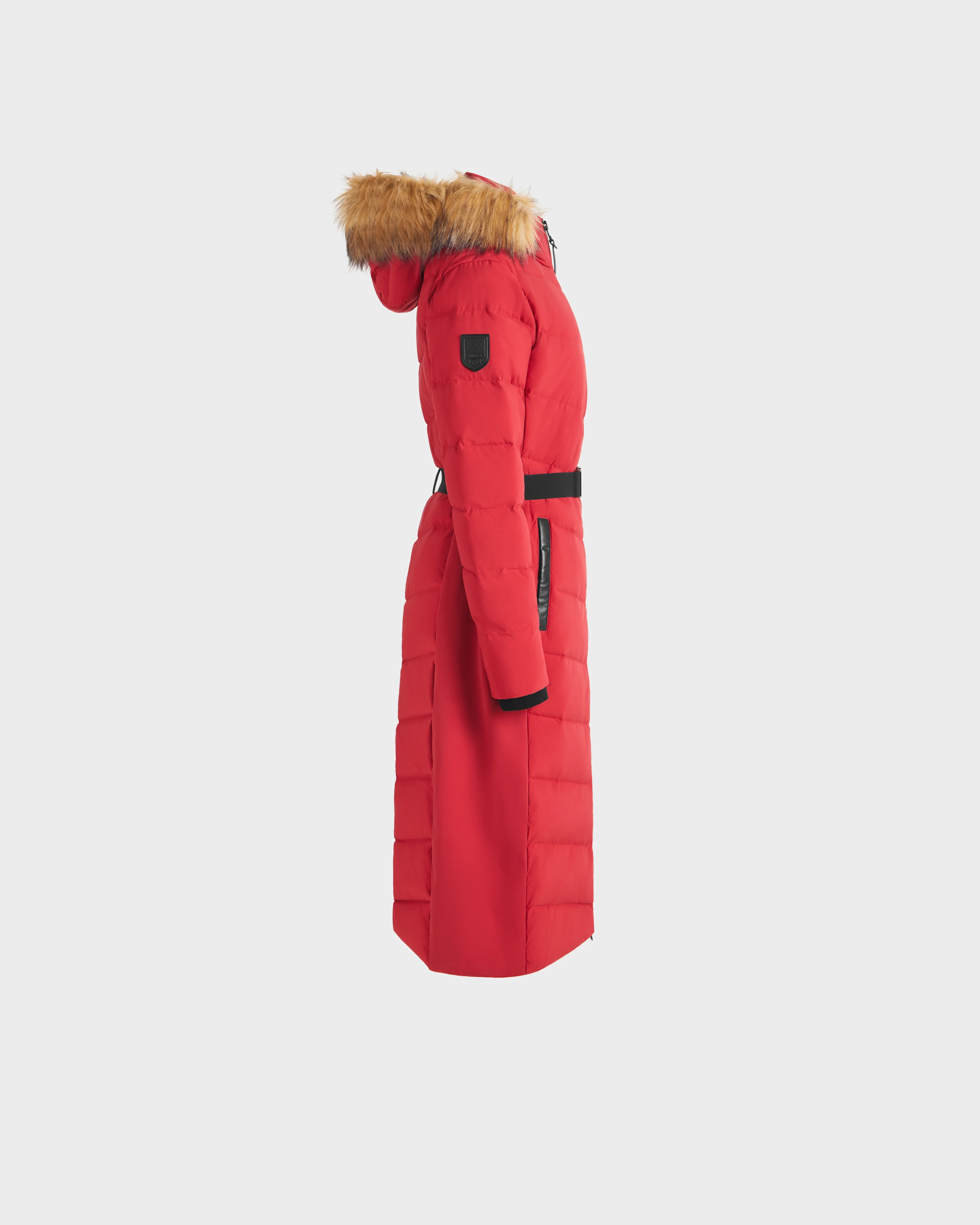 MYLA WOMEN'S LONG QUILTED DOWN PUFFER