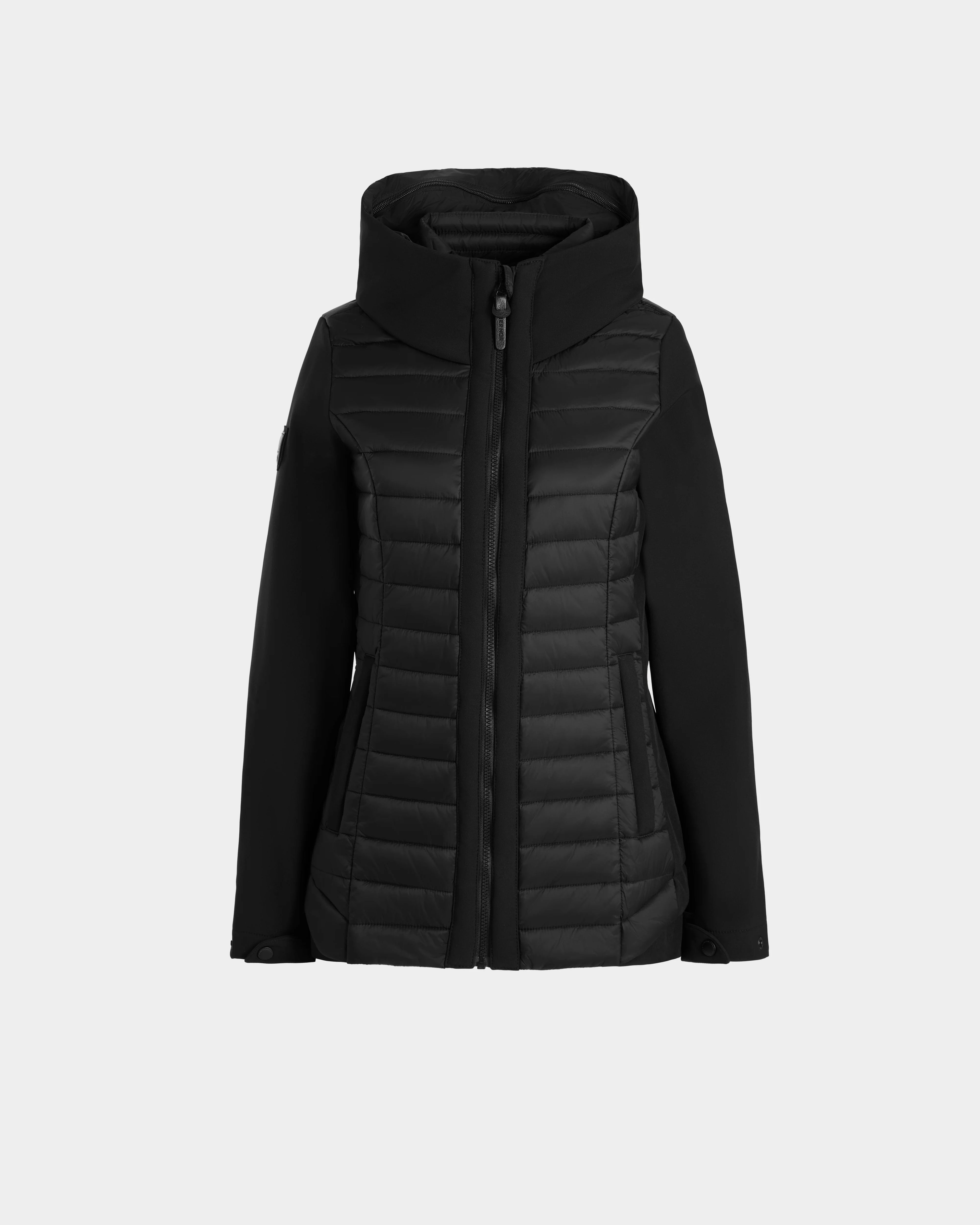 SIDRA WOMEN'S ECOFILL LIGHT COMBO JACKET WITH HIDEAWAY HOOD