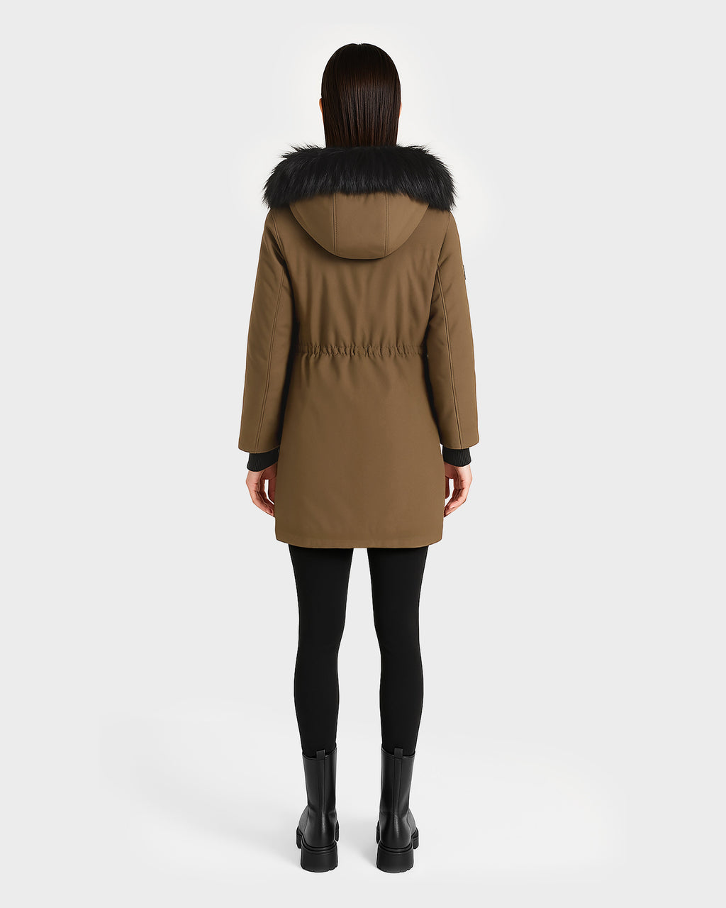 SUNDANCE WOMEN'S DOWN PARKA WITH FAUX FUR BY ATELIER NOIR