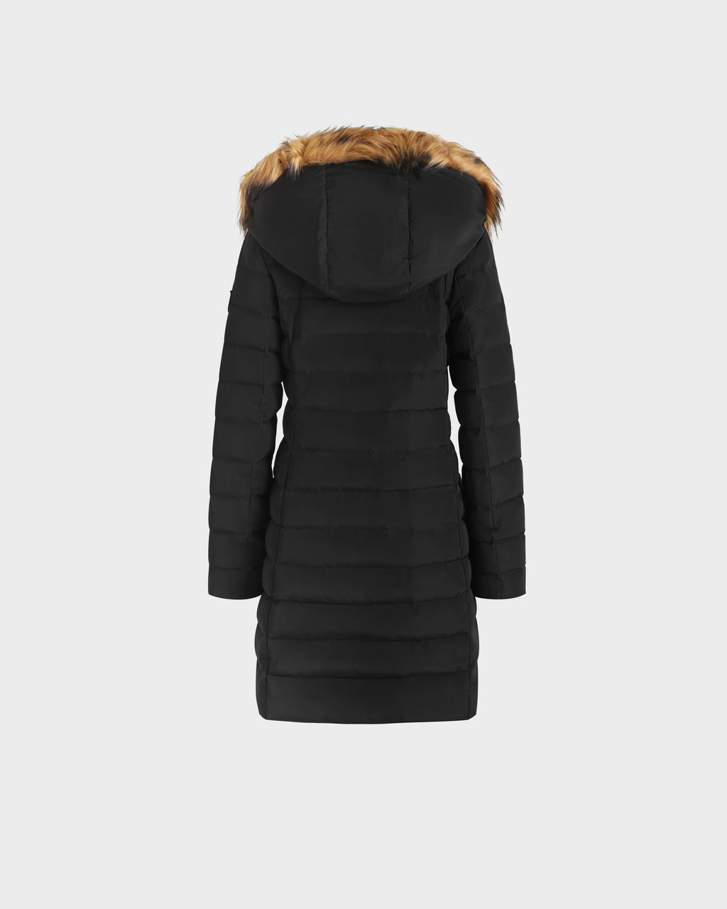 TELLURIDE WOMEN'S QUILTED DOWN PUFFER WITH FAUX FUR