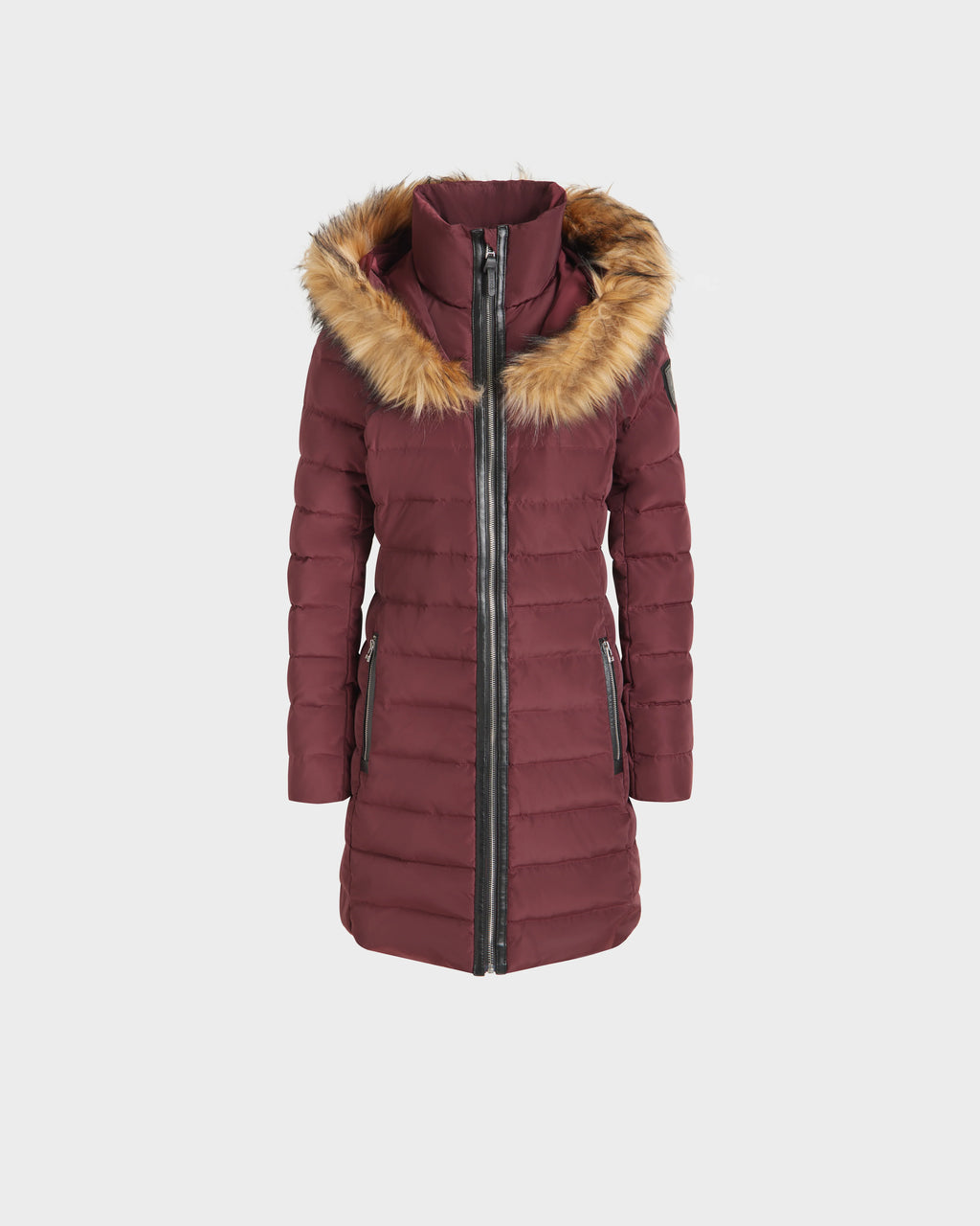 TELLURIDE WOMEN'S QUILTED DOWN PUFFER WITH FAUX FUR