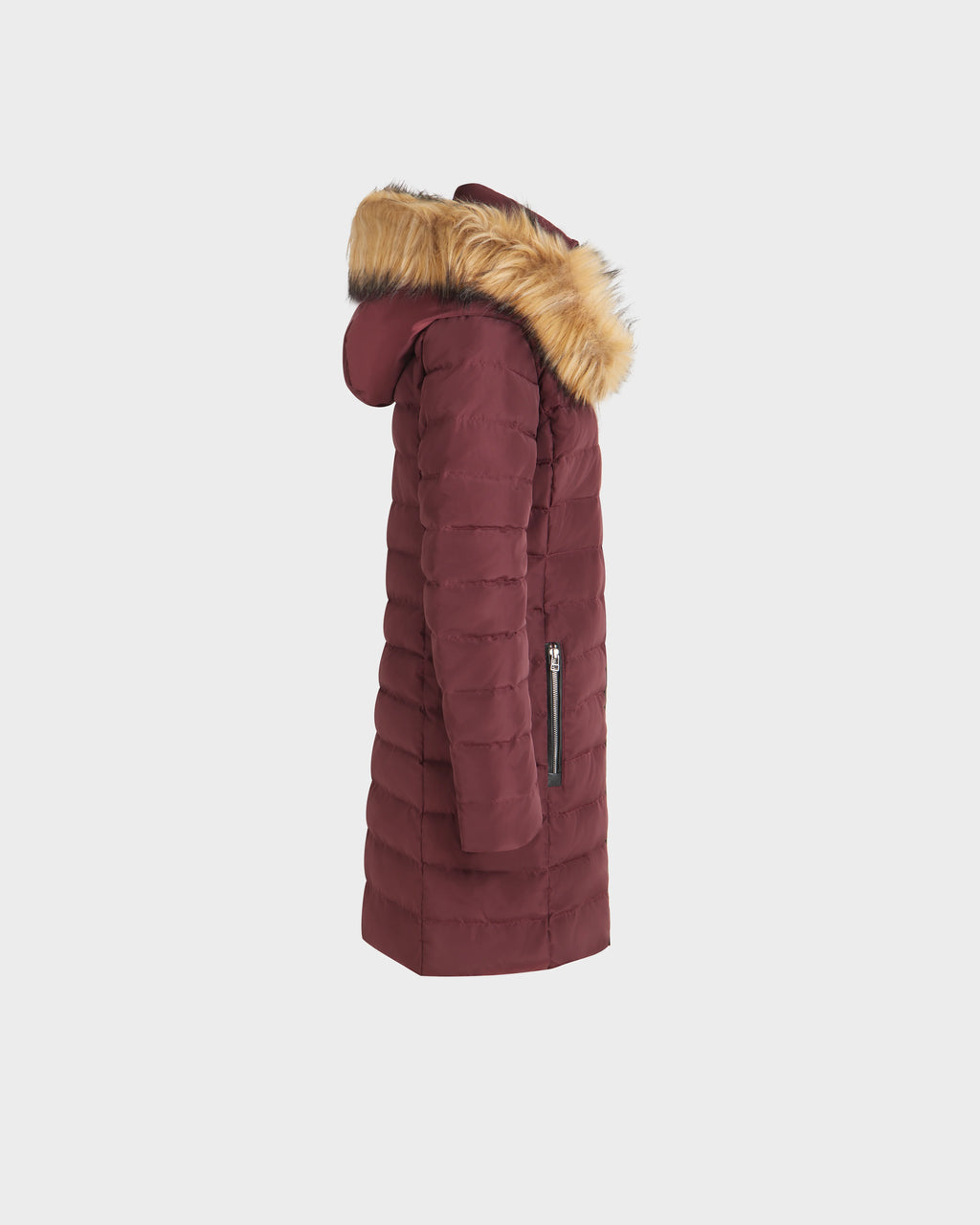 TELLURIDE WOMEN'S QUILTED DOWN PUFFER WITH FAUX FUR